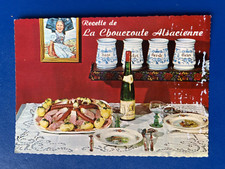 Cpm choucroute alsacienne d'occasion  Expédié en Belgium