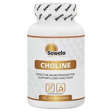 Comprimidos de colina 500mg – Saúde do fígado, memória e suporte cognitivo – Sowelo, usado comprar usado  Enviando para Brazil