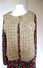 Cable knit sleeveless for sale  PERTH