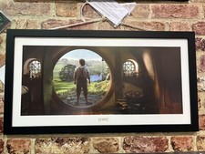 Usado, LOTR O Hobbit WETA Jornada Inesperada Conceito Arte Impressão Bilbo Bolseiro Emoldurado comprar usado  Enviando para Brazil