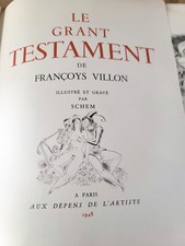 Grand testament francois d'occasion  Salouël