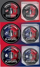 Usado, CONJUNTO DE DISCO 2025 FLORIDA PANTHERS STANLEY CUP VS. FURACÕES FOLHAS DE BORDO RELÂMPAGO comprar usado  Enviando para Brazil