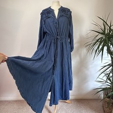Monsoon denim dress for sale  RAMSGATE