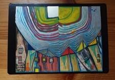 Carte postale hundertwasser d'occasion  Fontenay-sous-Bois