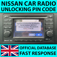 CÓDIGO PIN RÁDIO NISSAN LCN CONNECT NAVI JUKE MICRA NAVARA NOTE QASHQAI X-TRAIL comprar usado  Enviando para Brazil