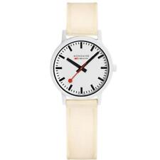 Relógio feminino Mondaine Essence 32mm mostrador branco náilon MS1.32111.LT comprar usado  Enviando para Brazil
