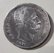 Umberto lire 1879 usato  Assemini