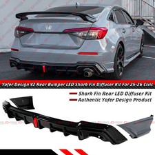Difusor traseiro LED cinza urbano Honda Civic Sedan Yofer 2025-26 + respingos de canto comprar usado Difusor traseiro LED cinza urbano Honda Civic Sedan Yofer 2025-26 + respingos de canto comprar usado  Enviando para Brazil