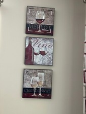 Three wine canvas for sale  Winter Garden