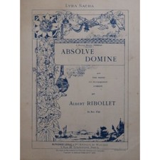 Órgão Ribollet Albert Absolve Domine Singer 1919, usado comprar usado  Enviando para Brazil