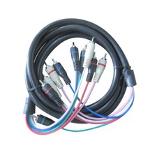 Usado, Cabo A/V Steren 6 pés 5-RCA mini componente comprar usado  Enviando para Brazil