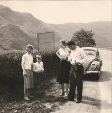 Vintage Foto Frau mit DKW Cabriolet F8 Auto Oldtimer PKW Car comprar usado  Enviando para Brazil