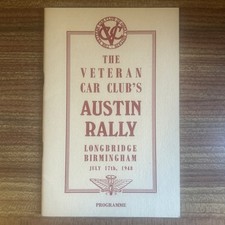 Veteran car club for sale  COLCHESTER