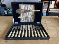 Cased set silver for sale  BRIGHTON