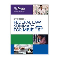 Rxprep Federal Law Summary for MPJE, 7th Edition [Paperback] RxPrep comprar usado  Enviando para Brazil