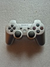 Original Sony Playstation 3 Controller Dualshock 3 Sixaxis in Silber Teildefekt  comprar usado Original Sony Playstation 3 Controller Dualshock 3 Sixaxis in Silber Teildefekt  comprar usado  Enviando para Brazil
