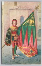 Cartão postal Siena Palio, página Drago (Dragão), Contrade Storiche, G. Masignani comprar usado  Enviando para Brazil