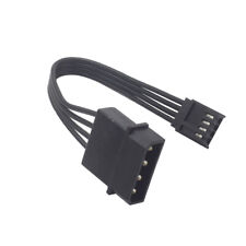 Corsair Molex 4 pinos para unidade de disquete 4 pinos fêmea potência 14cm comprar usado  Enviando para Brazil