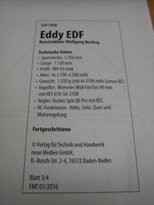 Bauplan eddy edf gebraucht kaufen  Stammbach