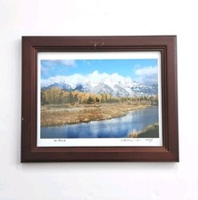 Framed photograph tetons for sale  San Antonio