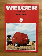 Welger round baler for sale  DRIFFIELD