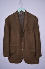 Blazer Henry Poole & Co Savile Row marrom lã espinha de peixe 1966 tamanho ~42 anos 60 vintage comprar usado  Enviando para Brazil
