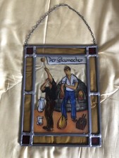 Glasbild glasbläser fensterbi gebraucht kaufen  Nürnberg