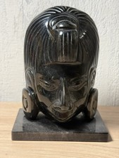 Statue tête obsidienne d'occasion  Équeurdreville-Hainneville