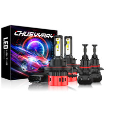 Faróis de LED Hi/Lo Beam + kit de lâmpadas de neblina para Toyota Hilux 2004-19 6000K comprar usado  Enviando para Brazil