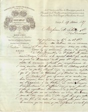 Paris beaune letter d'occasion  Expédié en Belgium