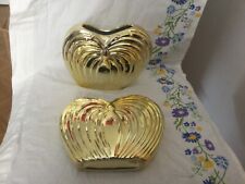 Blumenvase goldfarbig metall gebraucht kaufen  Calw