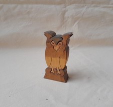 Puzzle holz eule gebraucht kaufen  Stepenitztal