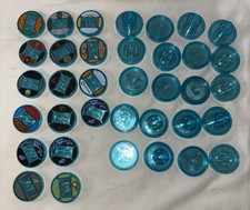 Usado, Lote de 36 discos azuis Lego Dimensions etiquetas de brinquedo minifiguras suportes de exibição autênticos comprar usado  Enviando para Brazil
