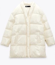 Zara cream puffer for sale  BRENTFORD