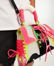 Bolsa tiracolo Steve Madden BDIEGO esportiva rosa neon, amarela e verde multicolor comprar usado  Enviando para Brazil