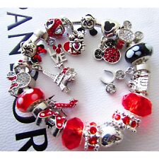 PANDORA PULSEIRA CHARME MICKEY MINNIE PRESENTE DOS NAMORADOS ARCO Paris Torre Eiffel comprar usado  Enviando para Brazil