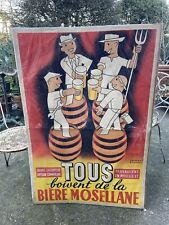 Ancienne affiche bière d'occasion  Vannes