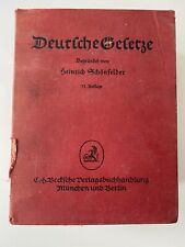 Deutsche gesetze begründet gebraucht kaufen  Brüggen
