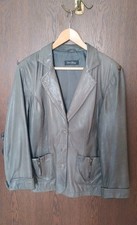 Lederjacke biker jacke gebraucht kaufen  Mainz