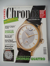 Chronos uhren zeitschrift gebraucht kaufen  Bünde
