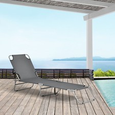 Sonnenliege carcao dunkelgrau gebraucht kaufen  Soltau