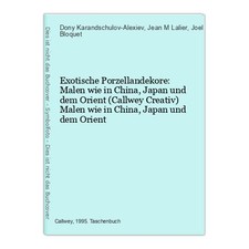 Exotische porzellandekore male gebraucht kaufen  Buttenwiesen
