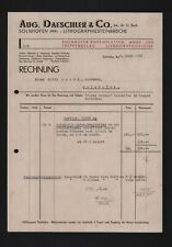 Solnhofen rechnung 1938 gebraucht kaufen  Leipzig