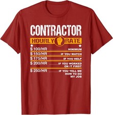 Funny contractor hourly for sale  Amityville
