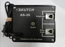 Simulador de linha telefônica Skutch AS-26 retrô antigo telecomunicações telefone EUA comprar usado  Enviando para Brazil