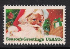 Usado, Scott 2064- Papai Noel, Saudações da Temporada- 20c MNH 1983- Selo de Natal perfeito comprar usado  Enviando para Brazil