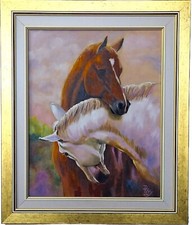Używany, Obraz olejny ,,KONIE ''- autorski - JURIJ POZHYDAIEV - 40 x 50 na sprzedaż  PL