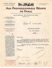Facture.am19585.lyon.1937. pro d'occasion  France