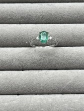 Bague argent émeraude d'occasion  Aubenas