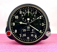 Relógio de aviação bombardeiro soviético AirForce Cockpit ACS-1 AChS-1 tipo K Su/MiG URSS, usado comprar usado  Enviando para Brazil